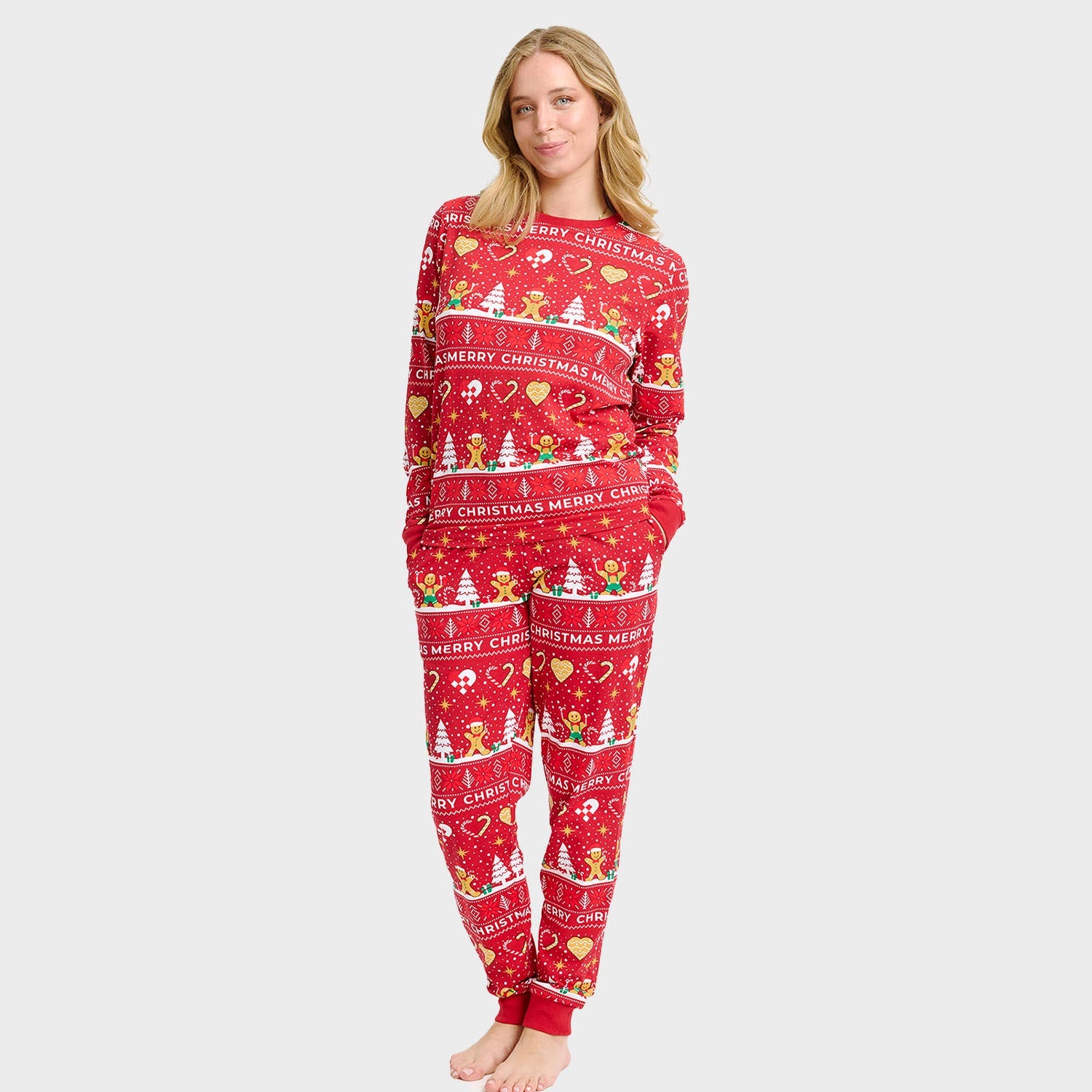 Christmas Cookie julepysj rød – Dame